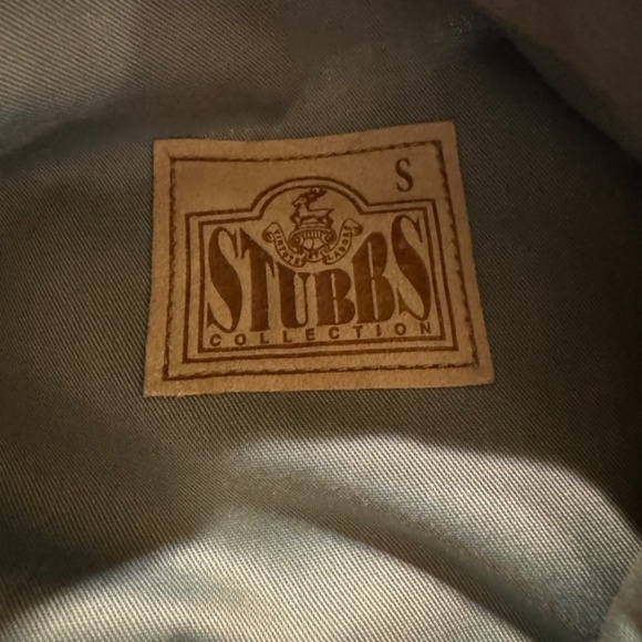 Men's Stubbs Western Wear Green Glow Banded Collar Long Sleeve Shirt SZ S - Picture 9 of 9